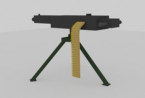 3D machine gun