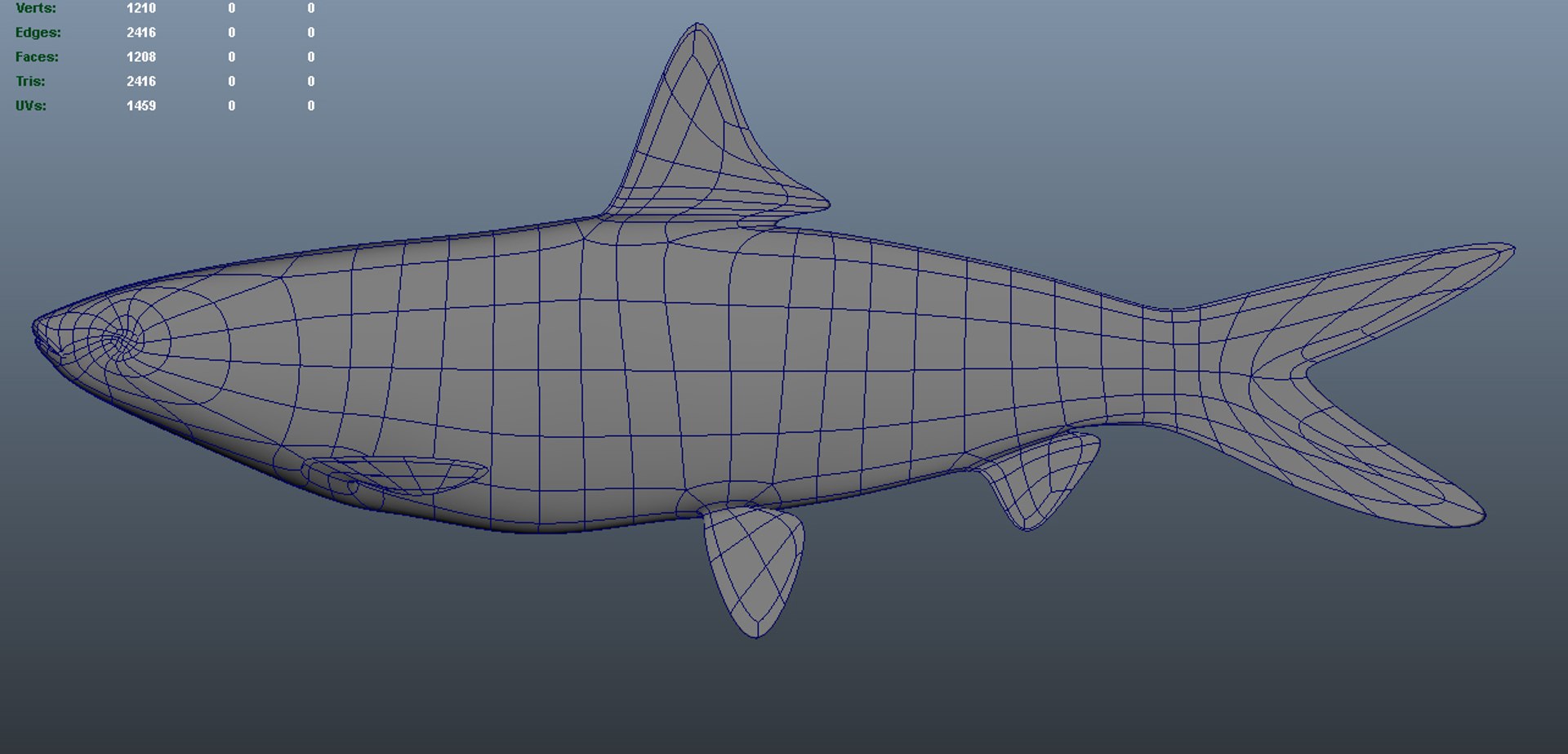 Milkfish Fish Model - TurboSquid 1609504