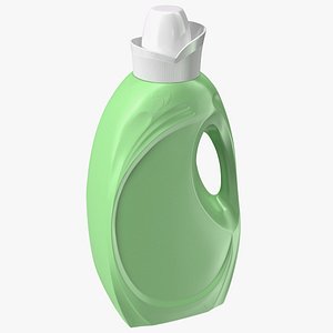 3D Liquid Softener Medium Bottle Clear