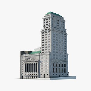 New York Stock Exchange Building 3D model