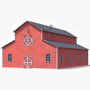 Farm Building 61 Game Ready PBR 3D model