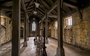 medieval weapon rack 3D model