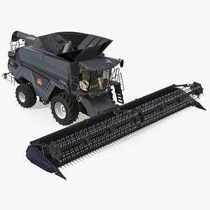 Harvester Massey Ferguson Ideal Rigged