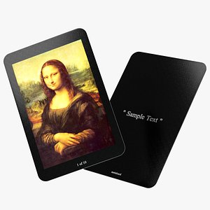 3D Art Inspired Metal Card