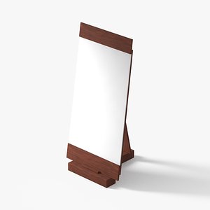 3D Wooden standing board IIII model