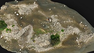 debris stones beach pt8 PBR photogrammetry 3D