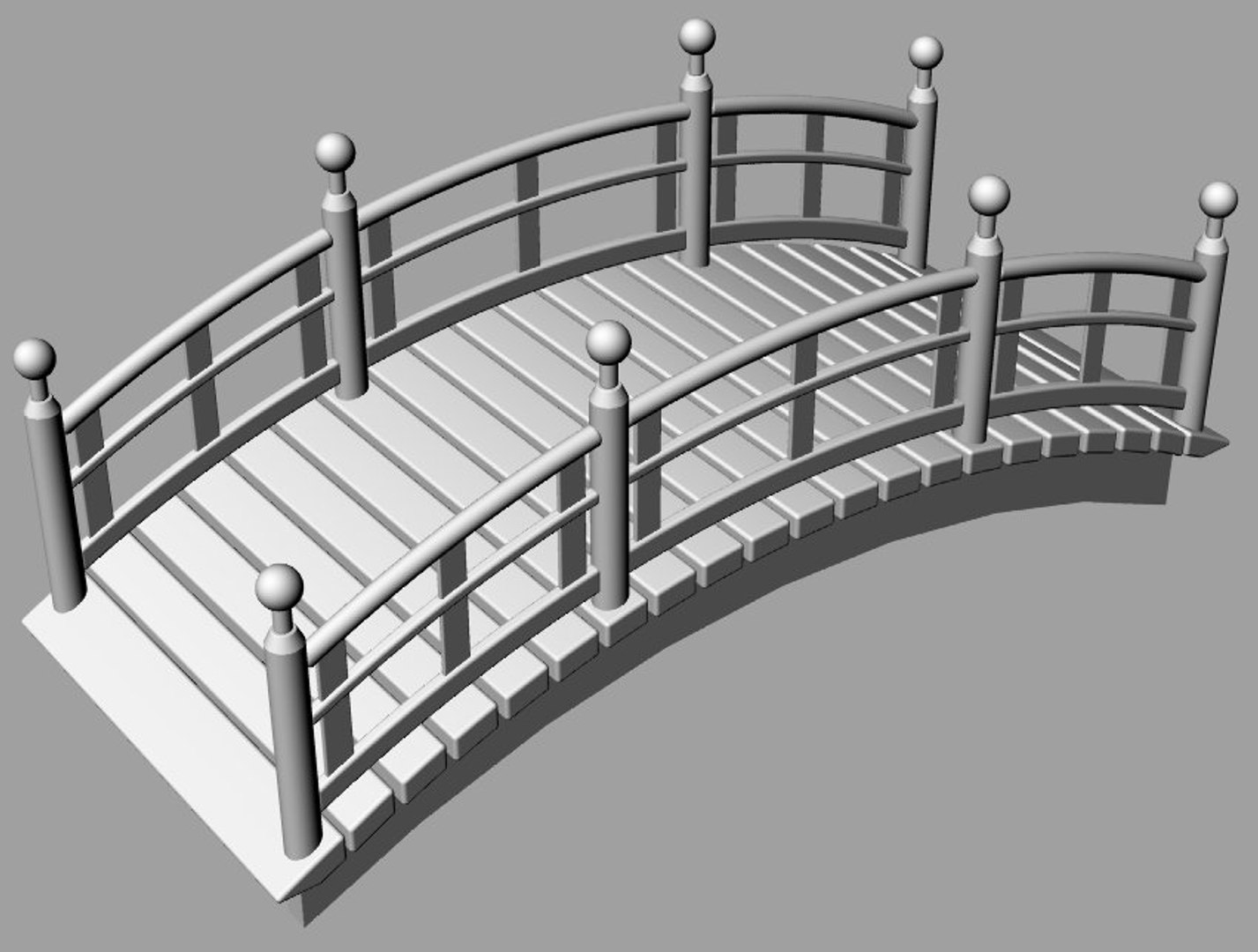 Garden Bridge 3d 3dm