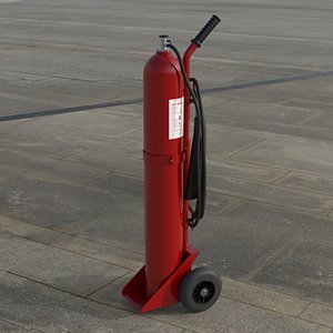 3D model Fire extinguisher 4