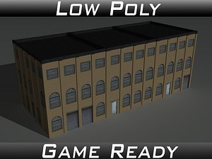 factory building 9 3d model