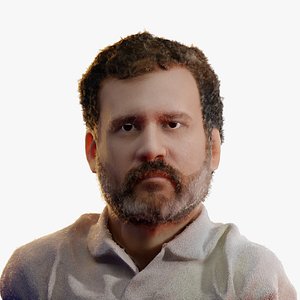 3D Rahul Gandhi 3D model model