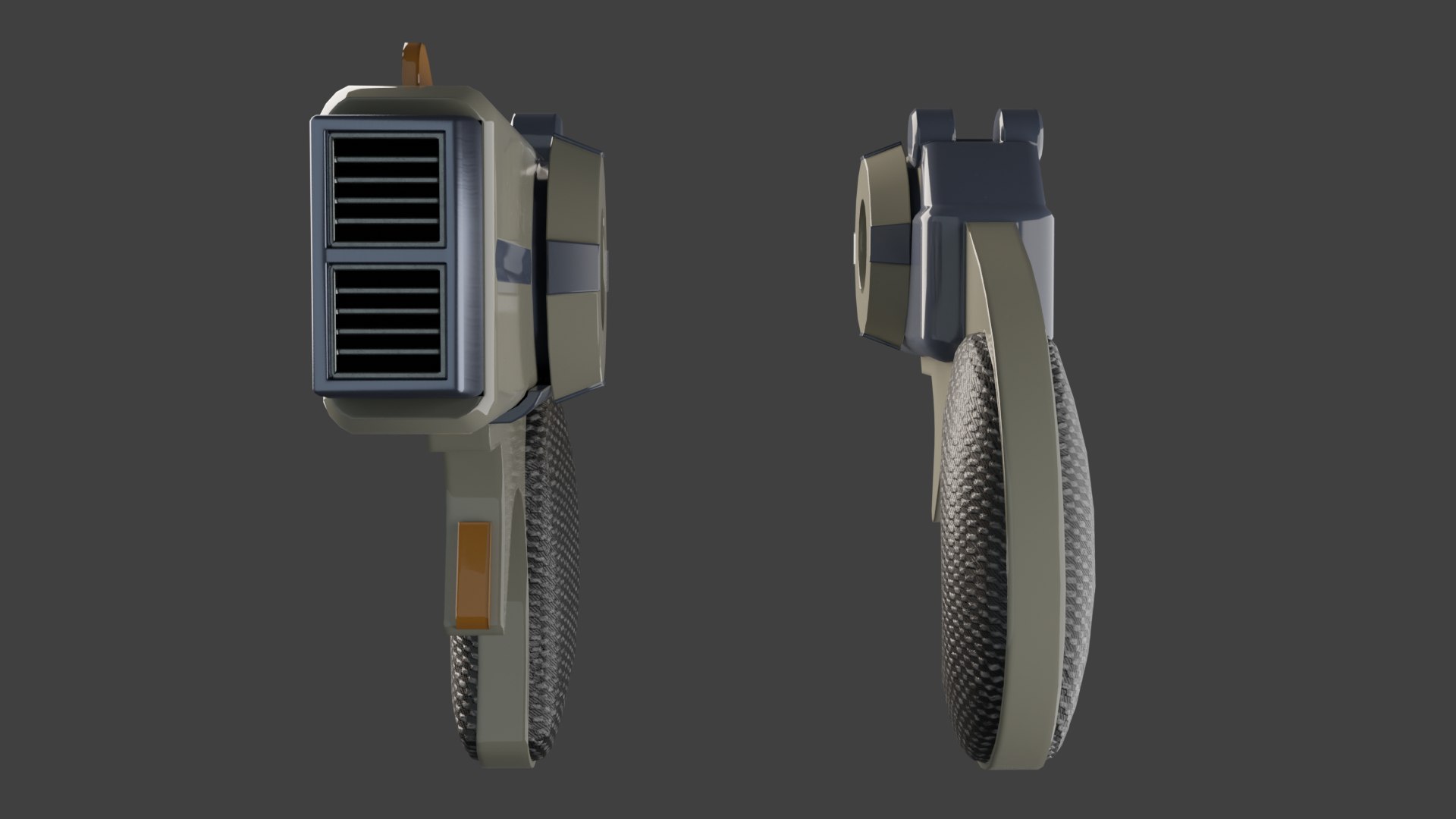 3D Sci-Fi Blaster Derringer Model - TurboSquid 2108098