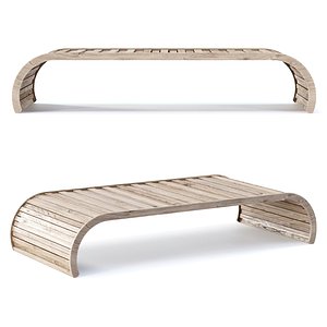 Eva wooden coffee table EV14 by Bpoint Design