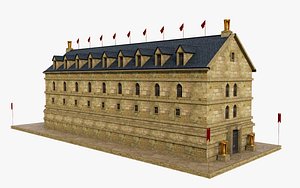 3D model Ancient Residence Building