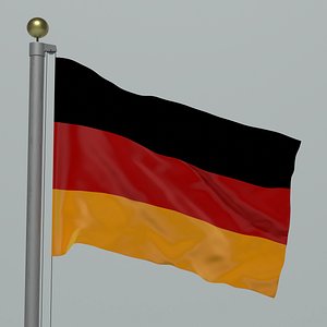 GERMANY FLAG 3D model