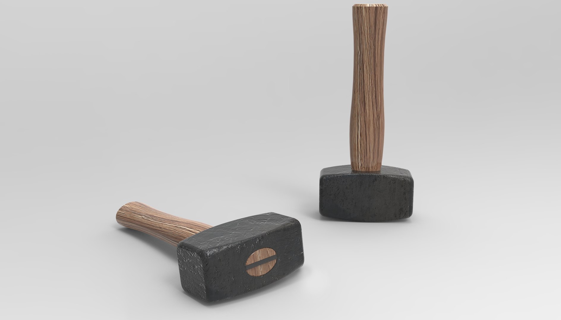 Blacksmith Lump Hammer 3D Model - TurboSquid 2218120