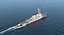 warships stealth ship 3D model
