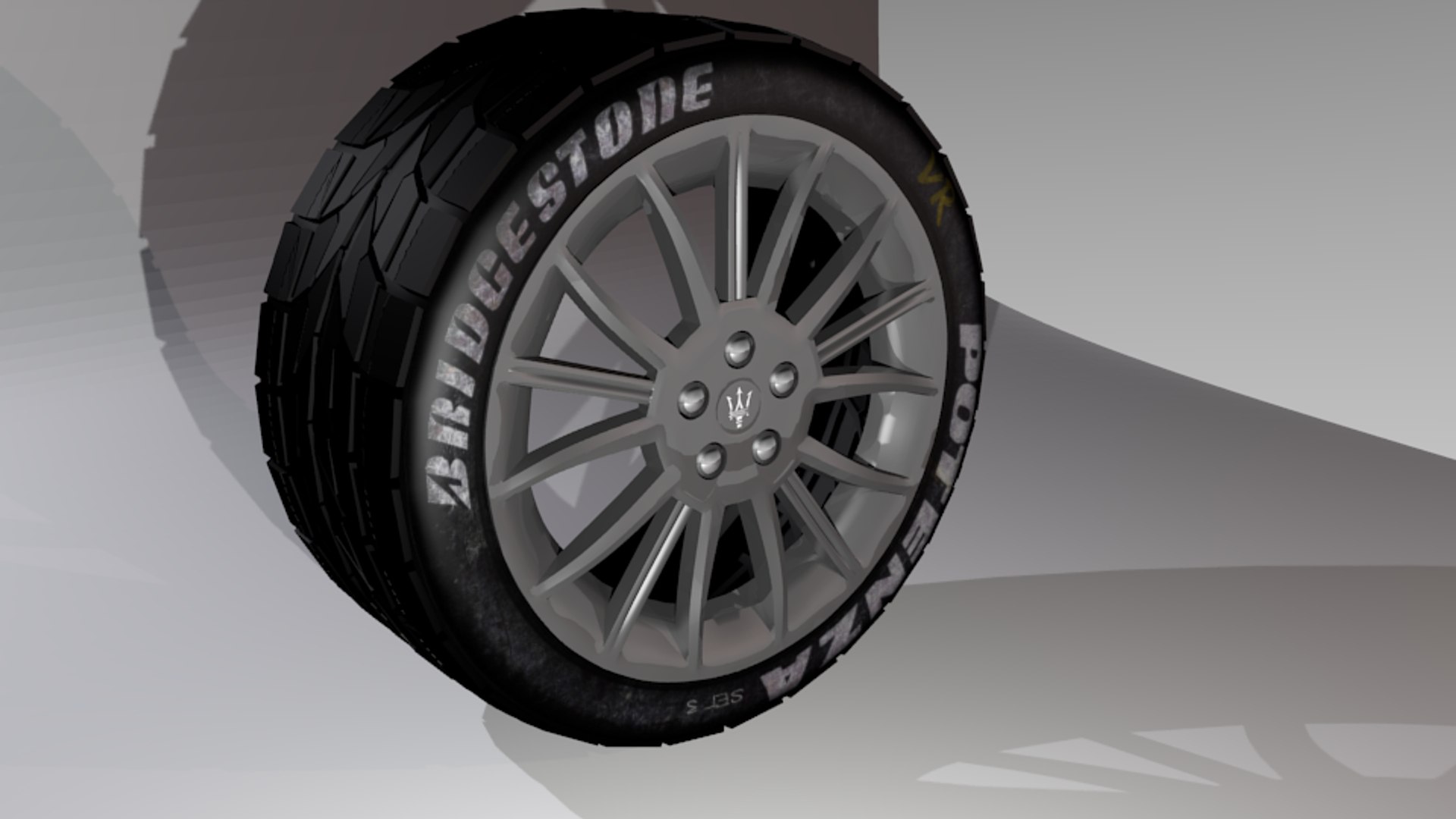 3d Bridgestone Tire