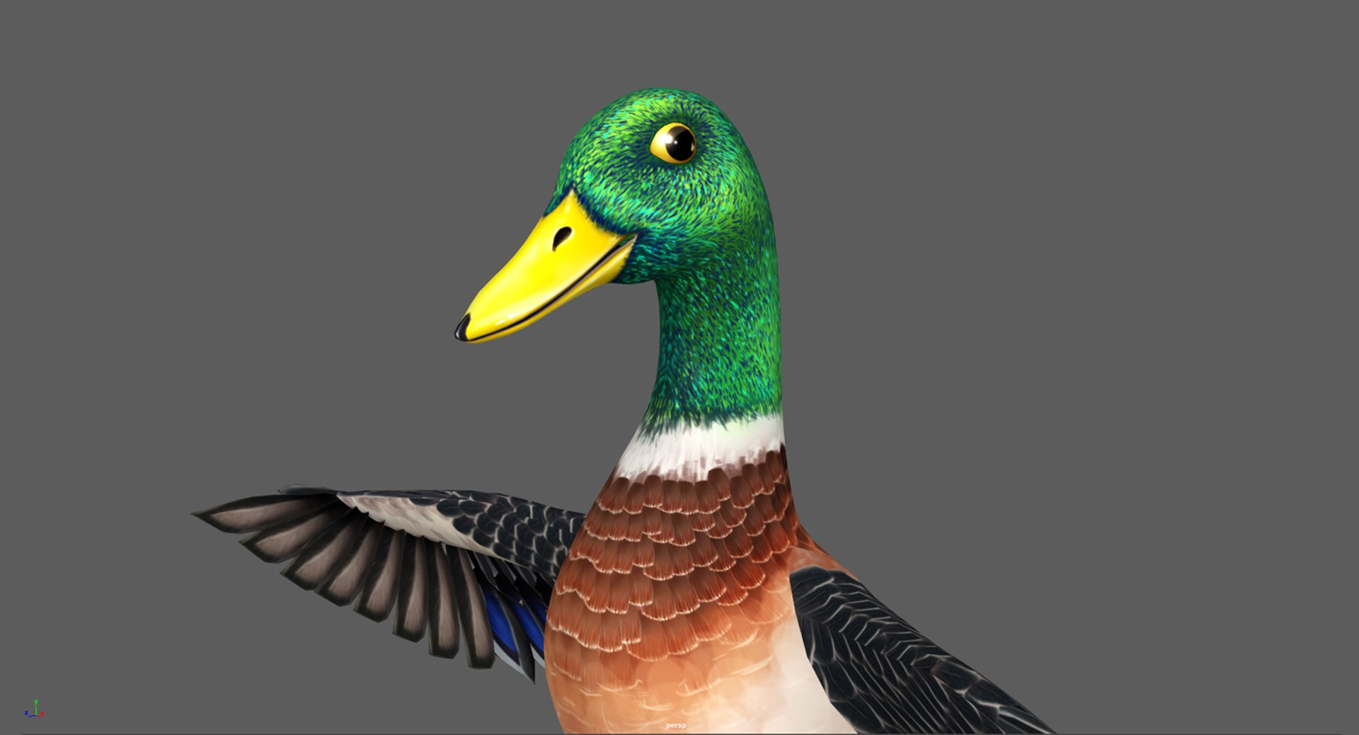 Stylized Duck 3D - TurboSquid 1595440