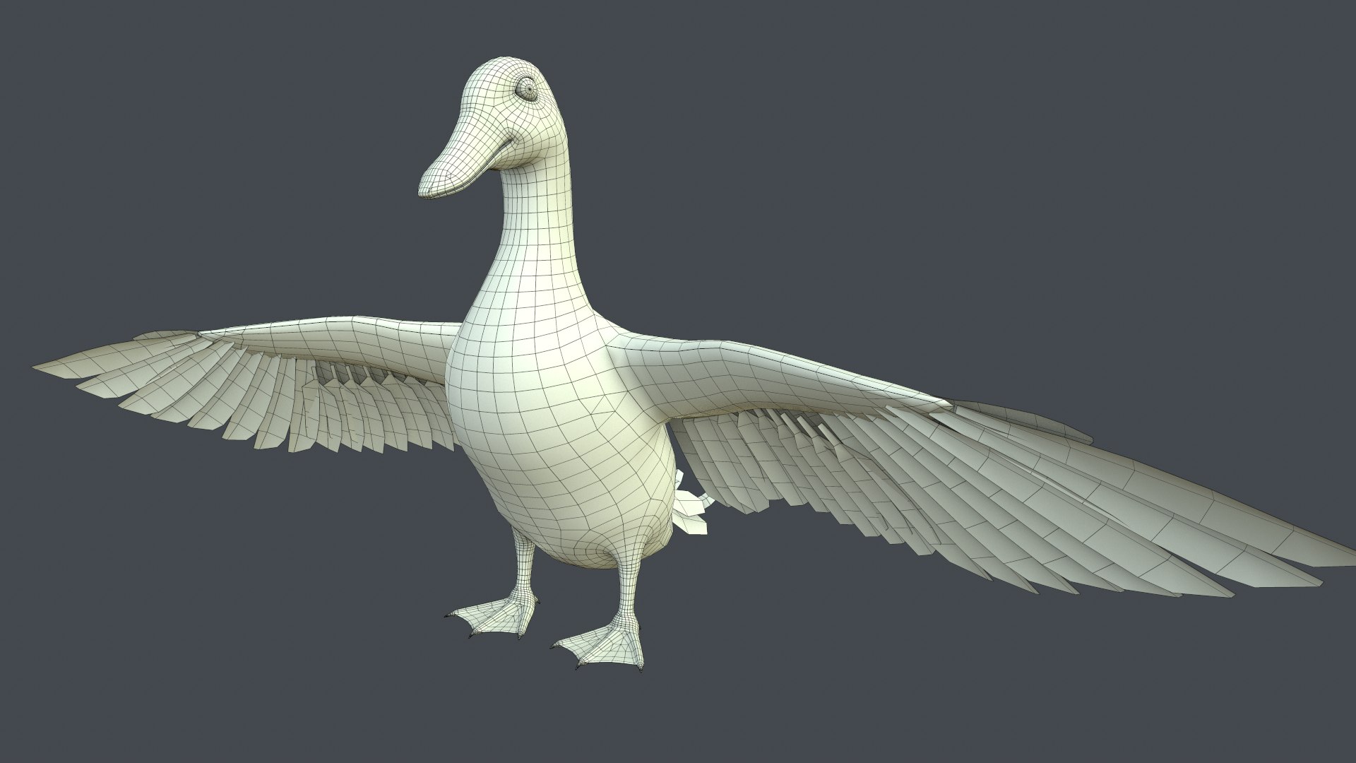 Stylized duck 3D - TurboSquid 1595440