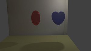 Low Poly Balloons