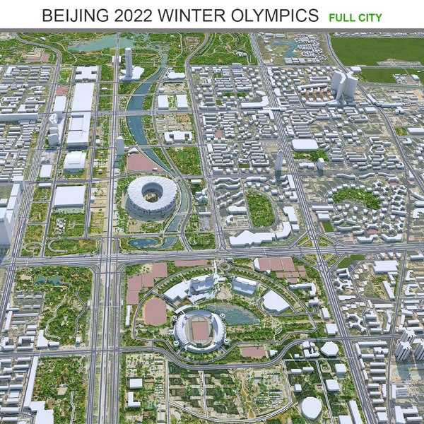 3D Beijing Winter Olympics model - TurboSquid 1988193