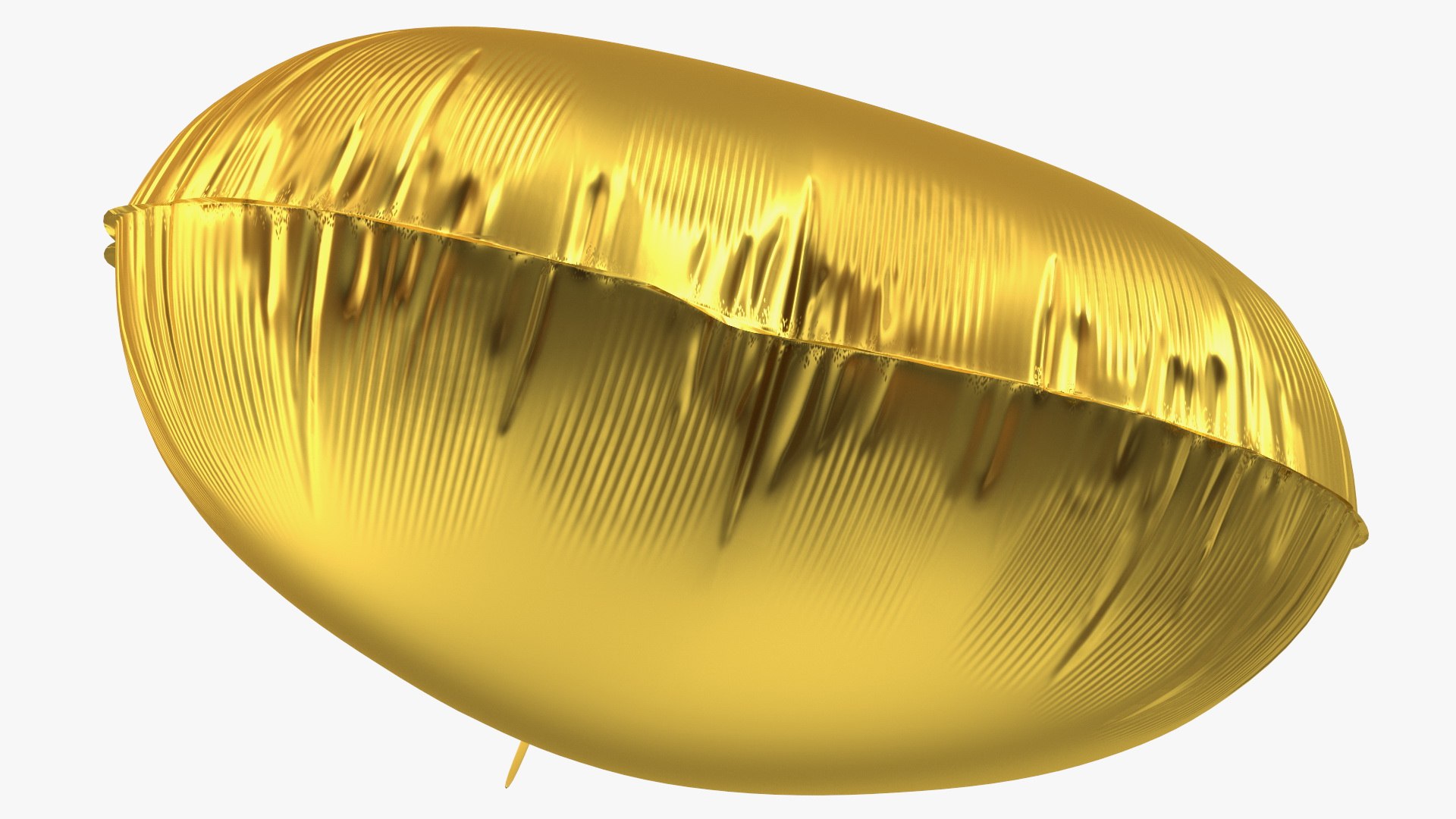3D Heart Shaped Foil Balloon Matte Gold - TurboSquid 1815529
