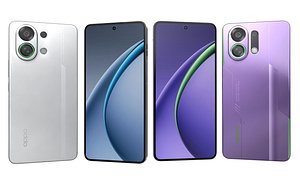 OPPO K13 Turbo Pro Purple And OPPO K13 Turbo Knight White 3D model