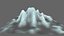 3D snow mountain