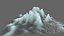 3D snow mountain