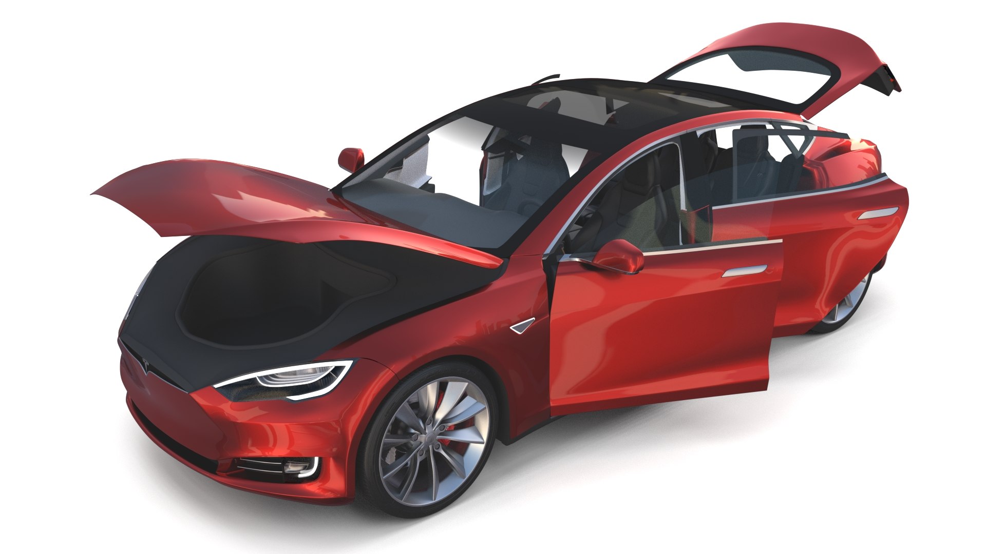 3D Tesla S X Interior Model - TurboSquid 1211264