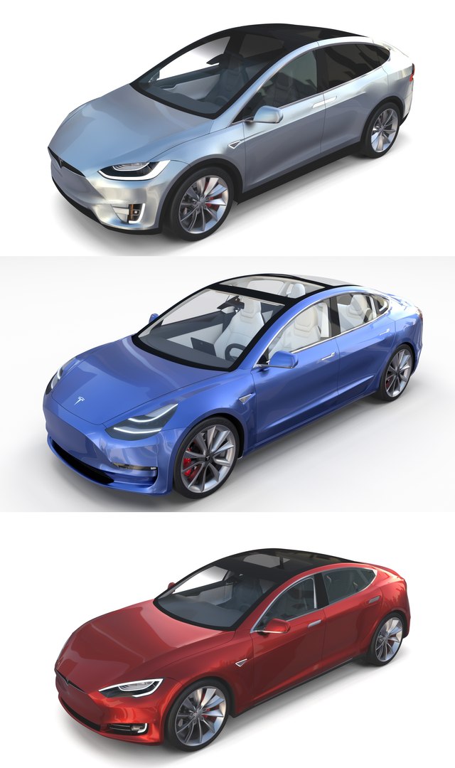 3D Tesla S X Interior Model - TurboSquid 1211264