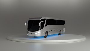 Long Trip Bus 3D model
