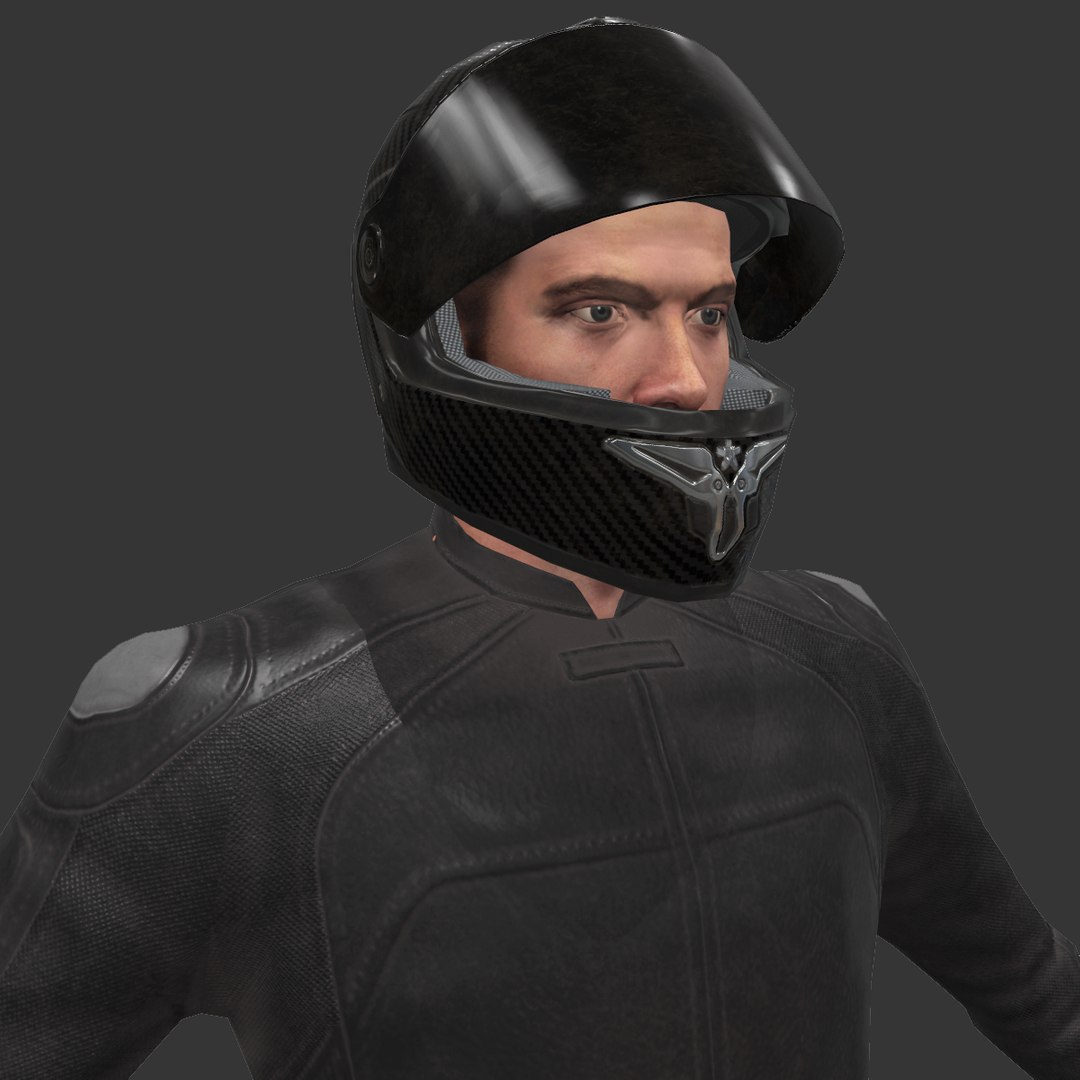 Biker Pbr 3D Model - TurboSquid 1178429