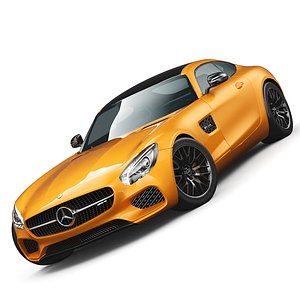 mercedes-benz amg gt 2016 3d model