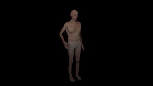 3D old man