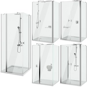 Shower cabins Radaway Nes 8 set 139 model