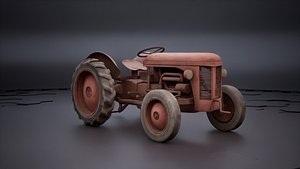 3D Old tractor - Ferguson TE20