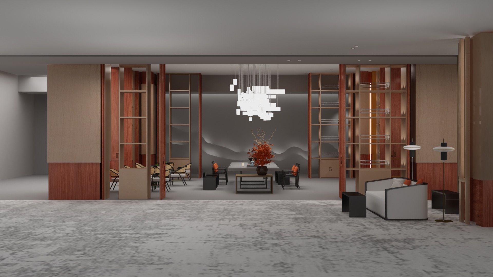 Lounge Room Design 3D - TurboSquid 2055256