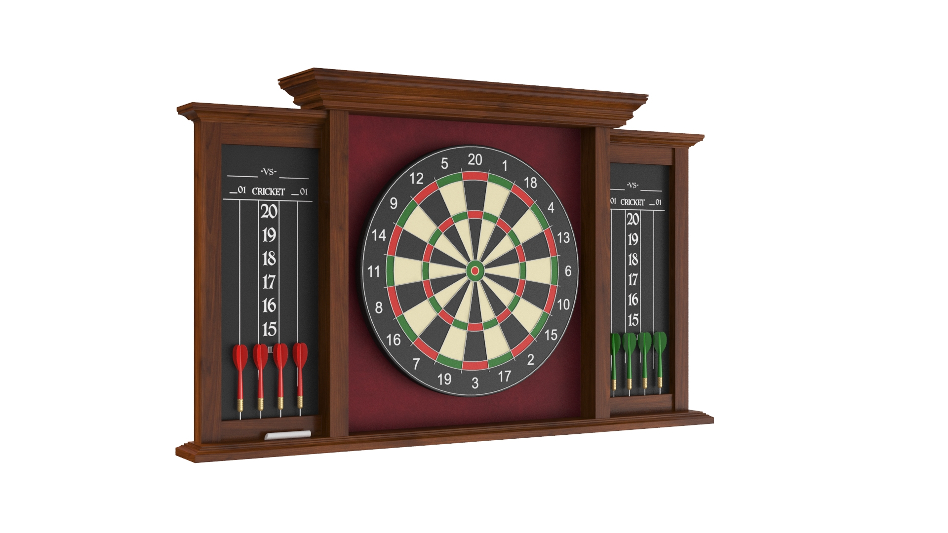 3D Dart Board Unit With Darts TurboSquid 2134531