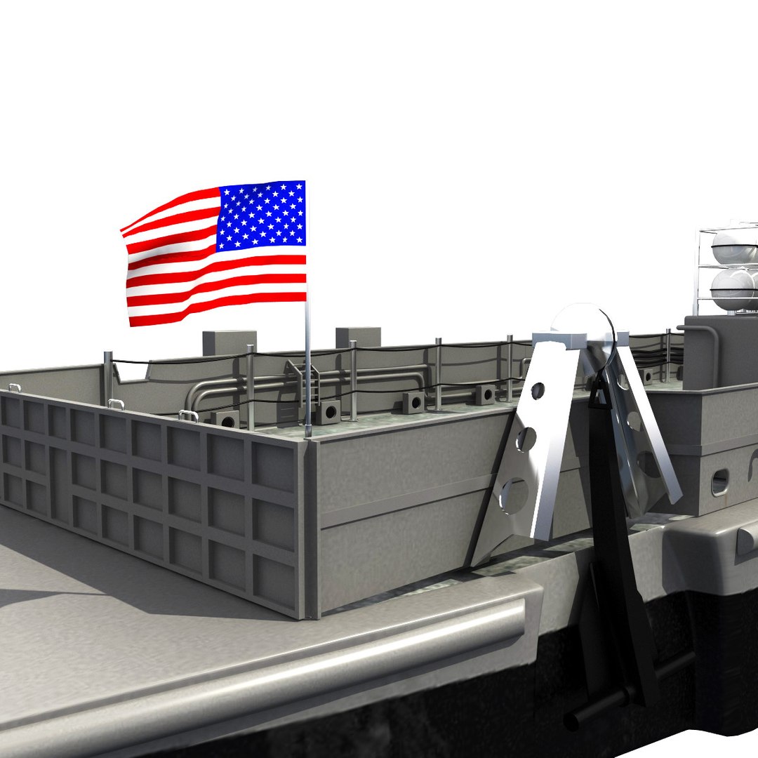 3ds Max Landing Craft Utility Lcu