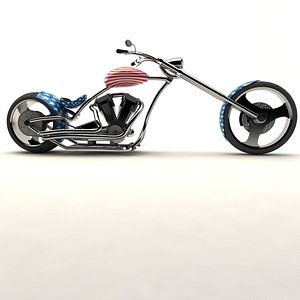 3d model american chopper