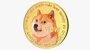 Physical Cryptocurrency Dogecoin Gold