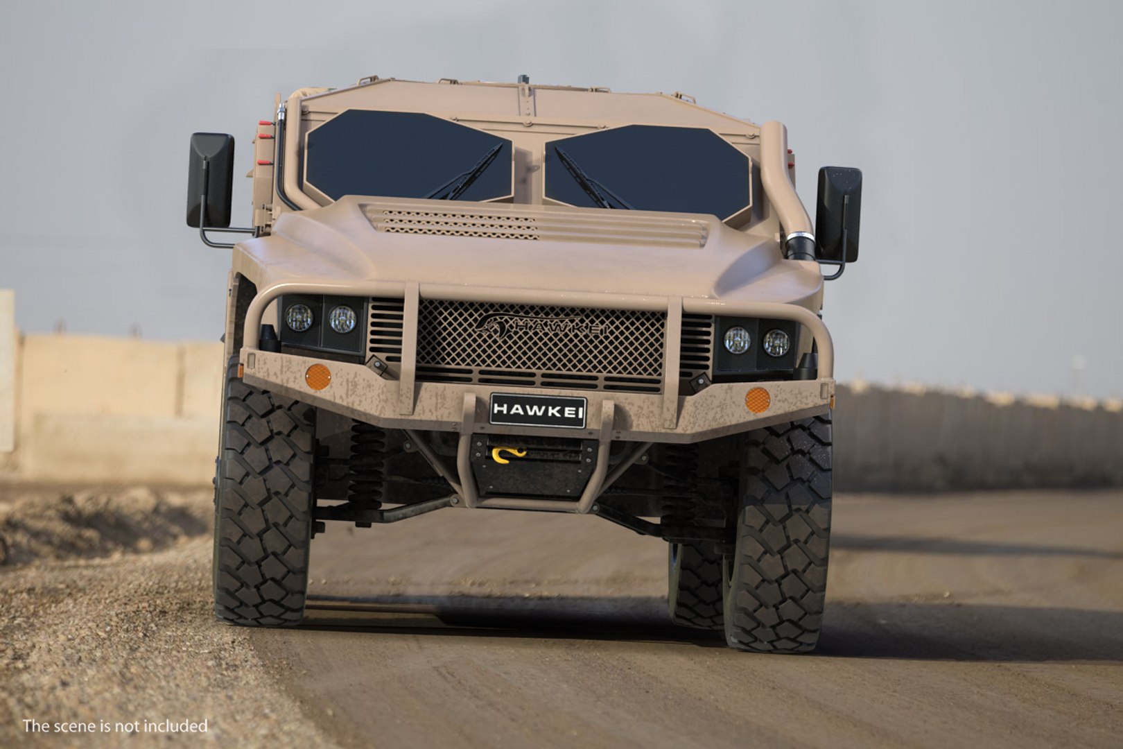Hawkei 4x4 simple interior 3D model - TurboSquid 1359649