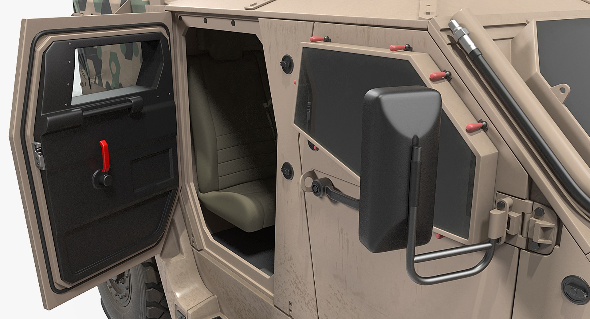 Hawkei 4x4 simple interior 3D model - TurboSquid 1359649