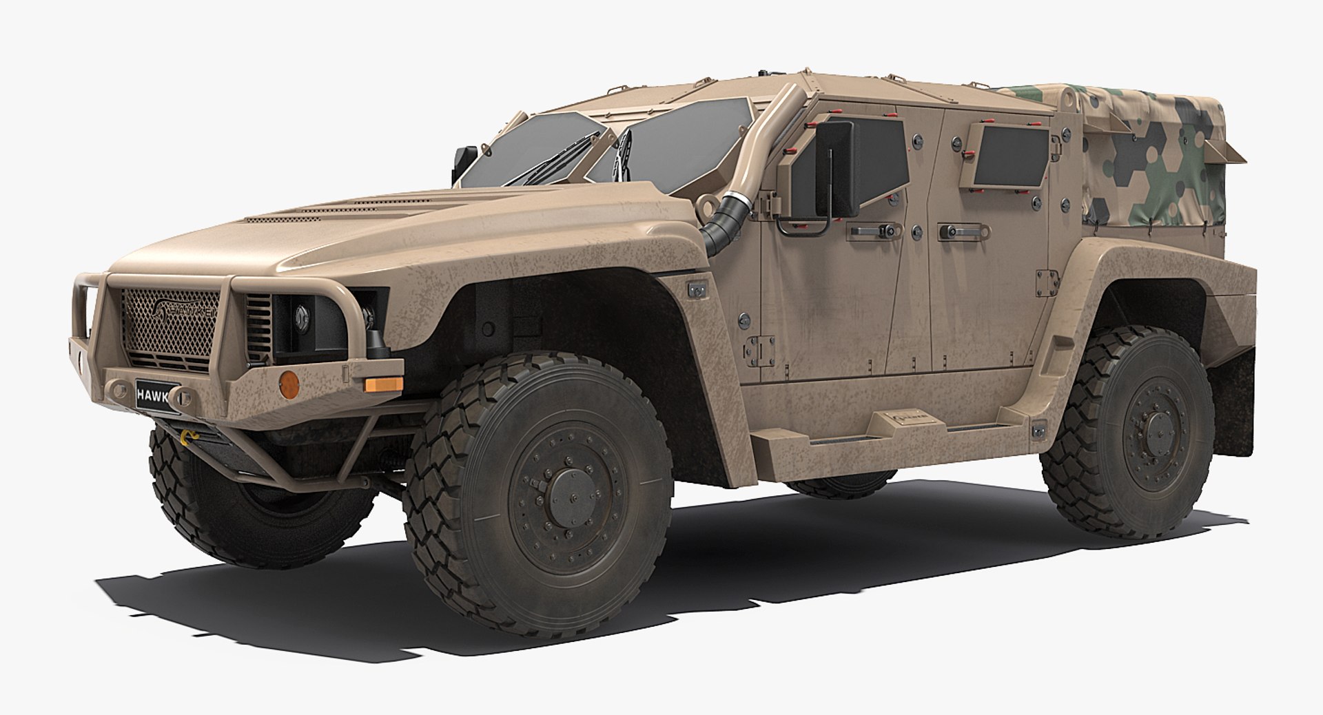 Hawkei 4x4 simple interior 3D model - TurboSquid 1359649
