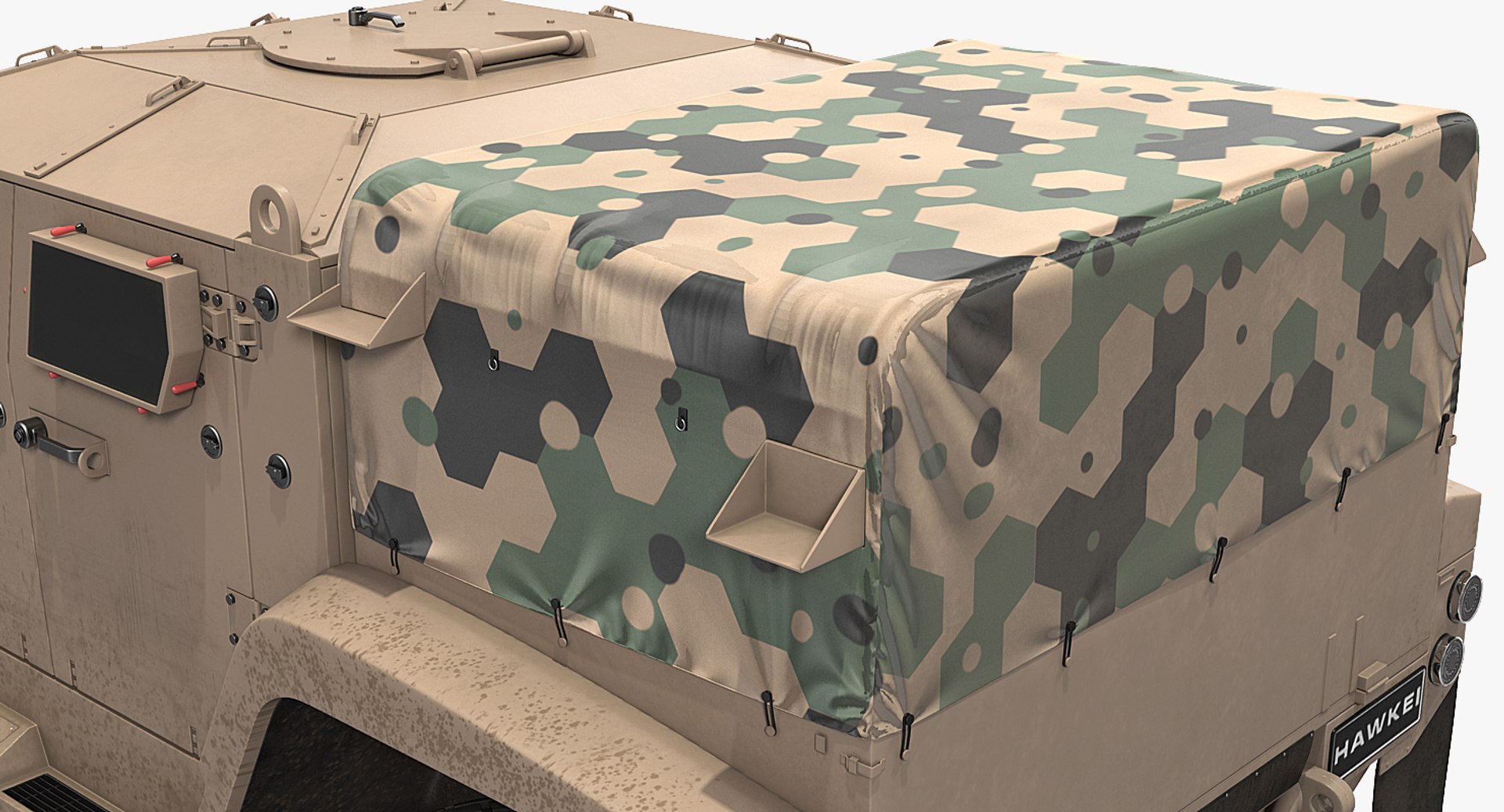 Hawkei 4x4 simple interior 3D model - TurboSquid 1359649