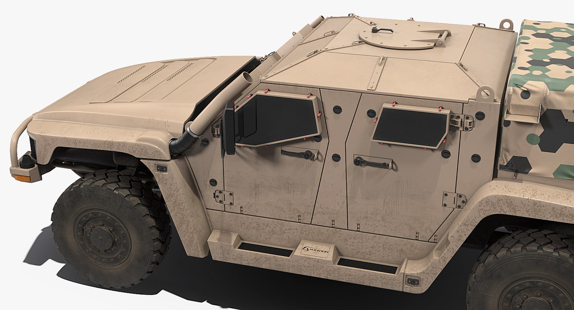 Hawkei 4x4 simple interior 3D model - TurboSquid 1359649