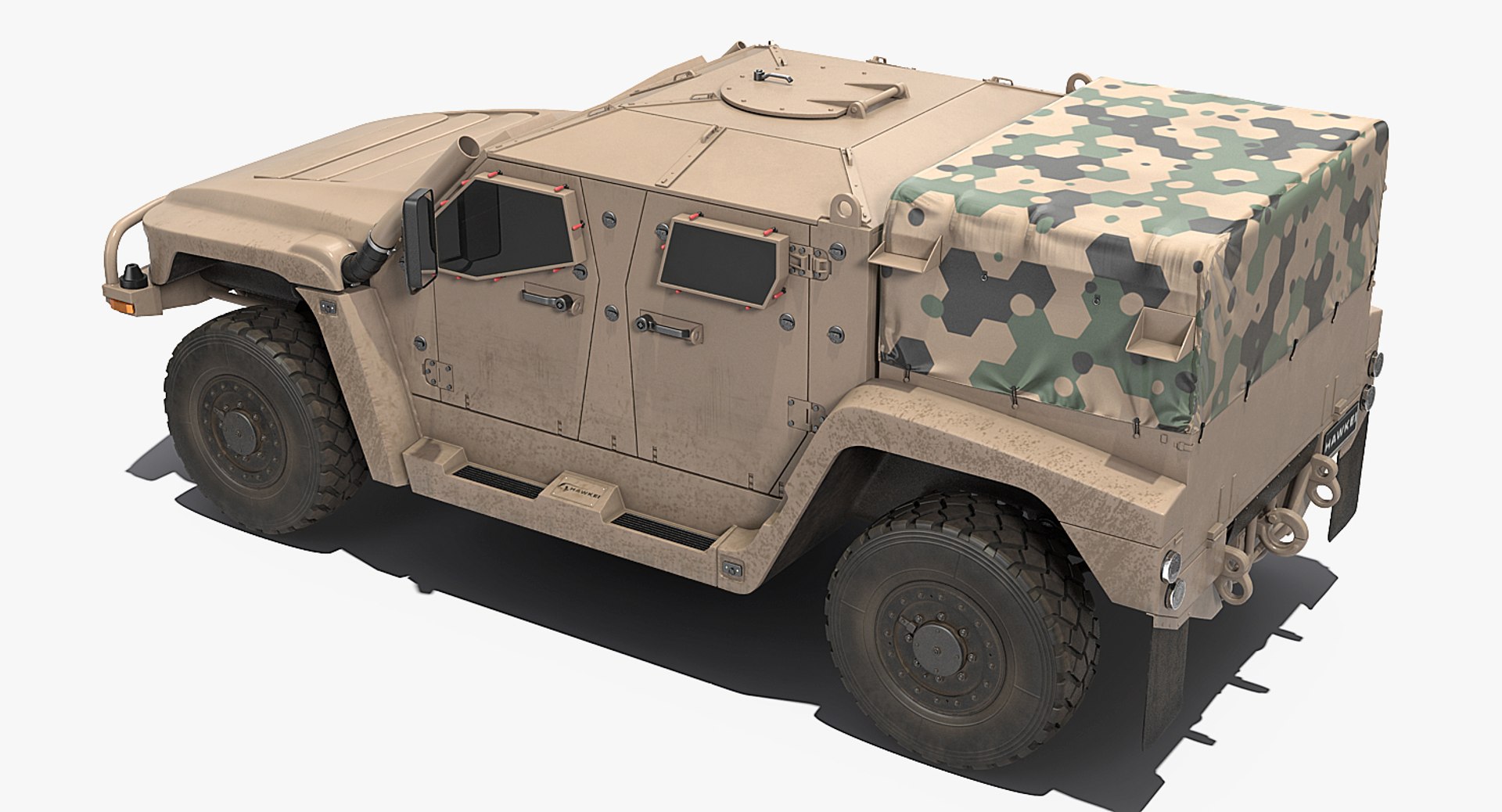 Hawkei 4x4 simple interior 3D model - TurboSquid 1359649