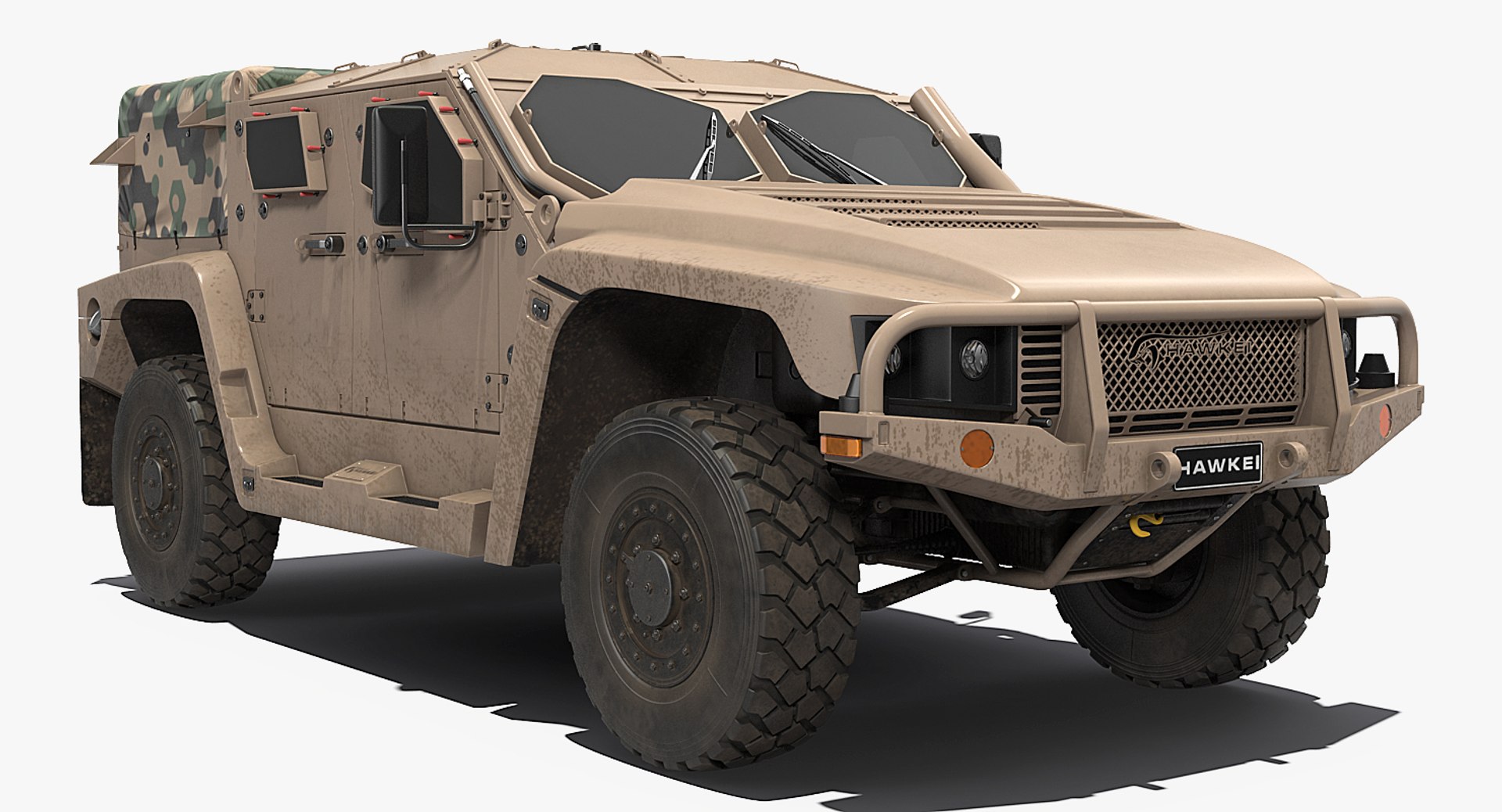Hawkei 4x4 simple interior 3D model - TurboSquid 1359649