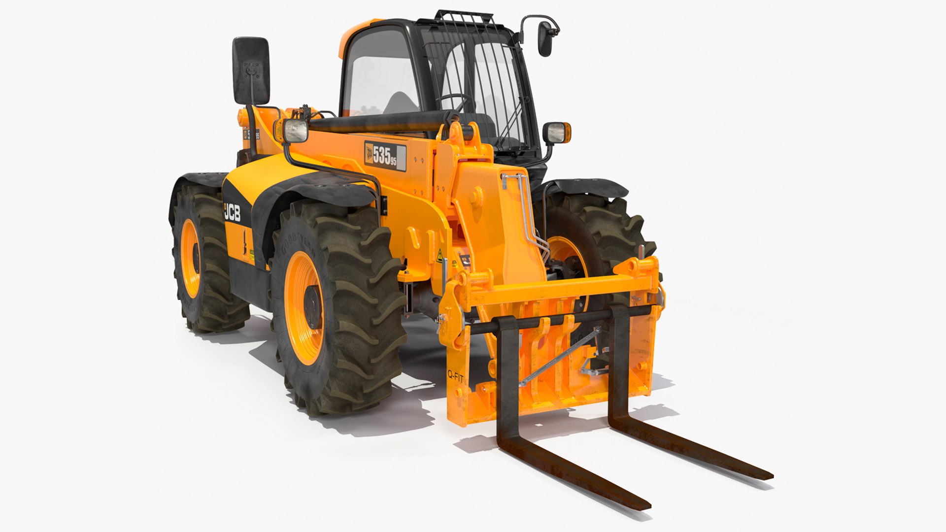 Telescopic Handler JCB 535-95 3D model preview